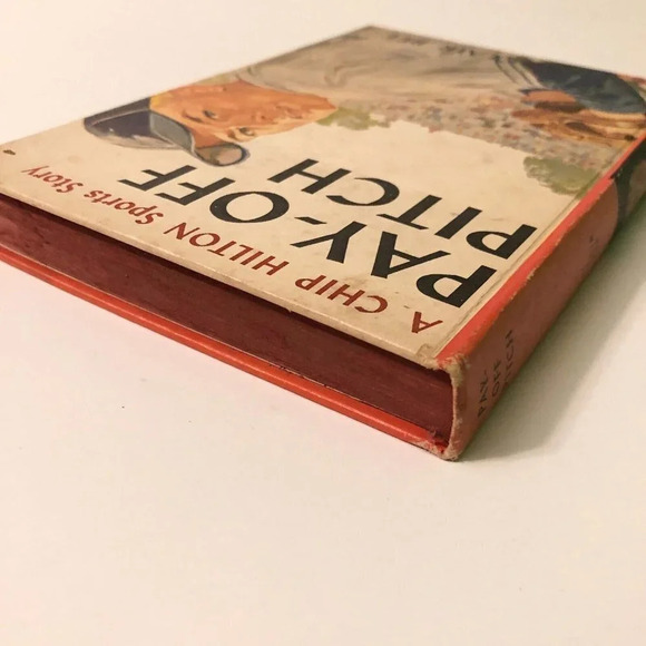 Vintage 1958 Chip Hilton Sports Story Pay Off Pitch  Clair Bee Hardcover Book - Picture 5 of 16